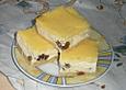 Quarkschnitten mit Vanilleguss