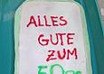 Schoko - Mohntorte mit Fondant&uuml;berzug