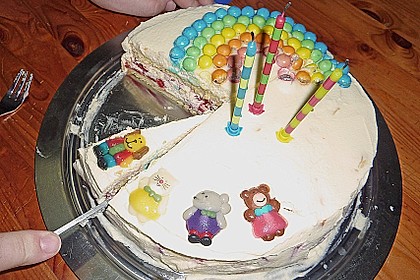 Schneemousse-Erdbeertorte 59