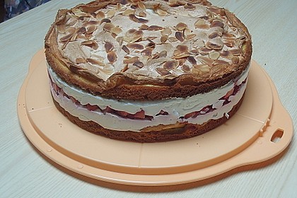 Schneemousse-Erdbeertorte 23
