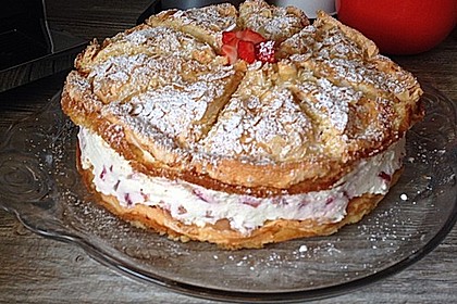 Schneemousse-Erdbeertorte 34