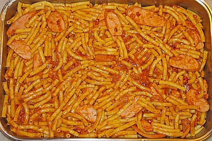 Nudelauflauf mit Kochschinken und Tomaten 5