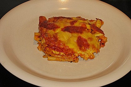 Nudelauflauf mit Kochschinken und Tomaten 7