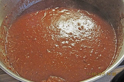 Weihnachtliche Apfel - Pflaumen - Marmelade 11