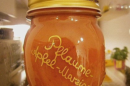 Weihnachtliche Apfel - Pflaumen - Marmelade 1