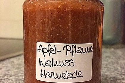 Weihnachtliche Apfel - Pflaumen - Marmelade 6