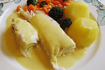 Neuseel&auml;ndischer Roter Knurrhahn in Senf - Sahne - Sauce 7