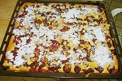 Zwetschgen - Amarettini - Kuchen 2