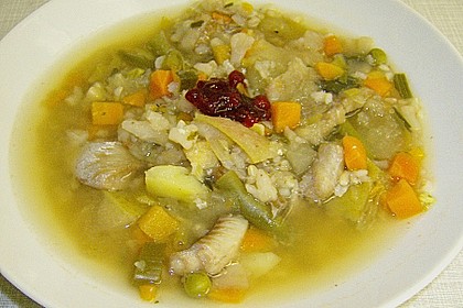 Suppengem&uuml;se mit Seelachs