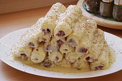 Bl&auml;tterteig - Kirsch - Pyramide 3