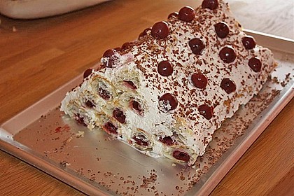 Bl&auml;tterteig - Kirsch - Pyramide 4