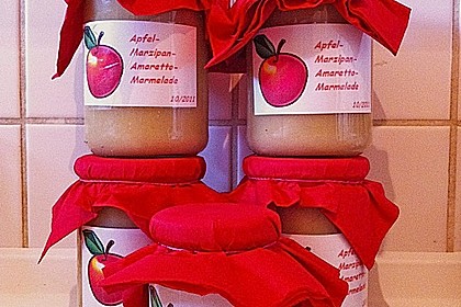 Apfel - Marzipan - Marmelade mit Amaretto 2