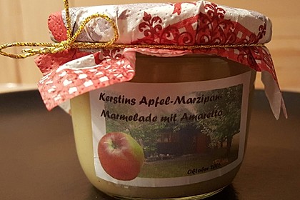 Apfel - Marzipan - Marmelade mit Amaretto 8