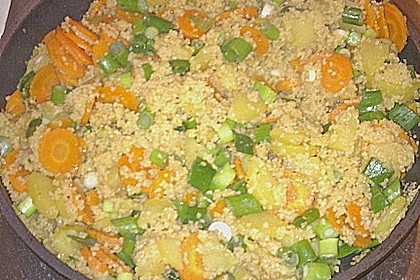 Couscous - M&ouml;hren - Pfanne