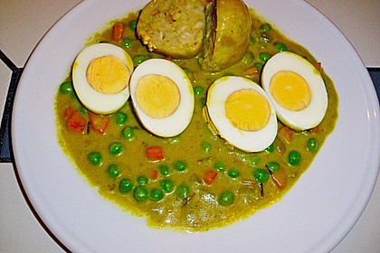 Eier in Currysauce 2