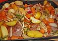 Schweinebacke mit R&ouml;stgem&uuml;se