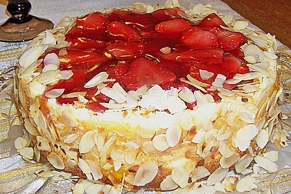 Erdbeer - K&auml;se - Torte