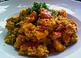 K&uuml;rbis - Couscous - Eintopf mit Kokosmilch