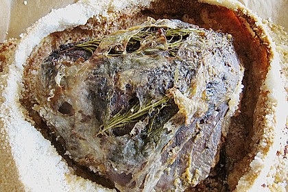 Damhirschbraten in der Salzkruste 6