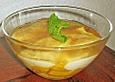 Mangocreme mit Karamellkruste