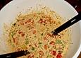 Spaghetti vom Blech