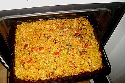 Spaghetti vom Blech 1
