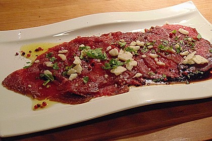 Carpaccio vom Rind 10