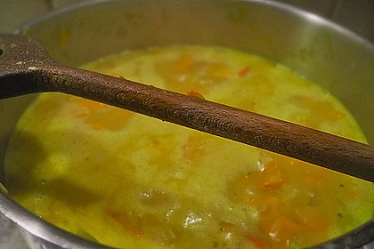 Kürbissuppe mit Ingwer und Kokos 42