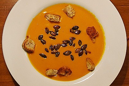 Kürbissuppe mit Ingwer und Kokos 17
