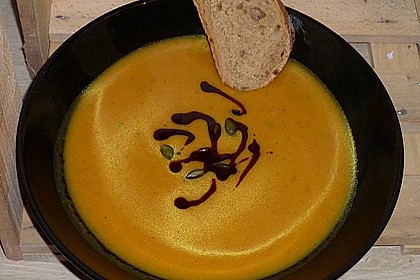 Kürbissuppe mit Ingwer und Kokos 20