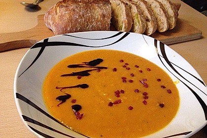 Kürbissuppe mit Ingwer und Kokos 4