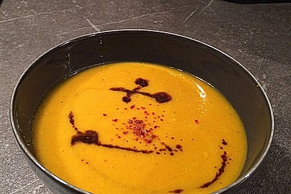 Kürbissuppe mit Ingwer und Kokos 11