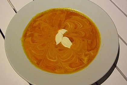 Kürbissuppe mit Ingwer und Kokos 9