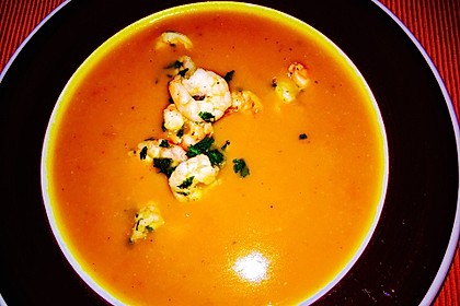 Kürbissuppe mit Ingwer und Kokos 7