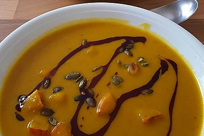Kürbissuppe mit Ingwer und Kokos 14