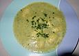 Zucchini - Cremesuppe mit Gnocchi