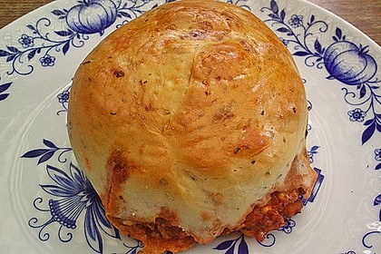 Weiche Brötchen gefüllt mit Hackfleisch 23