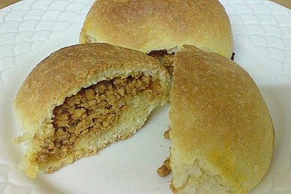 Weiche Brötchen gefüllt mit Hackfleisch 26
