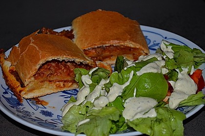 Weiche Brötchen gefüllt mit Hackfleisch 20