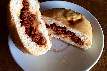Weiche Brötchen gefüllt mit Hackfleisch 5
