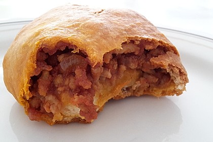 Weiche Brötchen gefüllt mit Hackfleisch 1