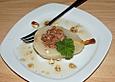 Vanillebirne mit Schoko - Maronicreme