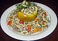 Nudelsalat mit Hackfleisch