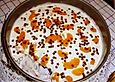 Wei&szlig;e Schokolade -  K&auml;sekuchen mit Mandarinen