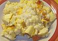 Reisauflauf mit &Auml;pfeln und Mandarinen