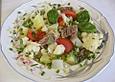 Rindfleischeintopf mit Tomaten, Sellerie und Kohlrabi