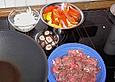 Rindfleisch mit Paprika aus dem Wok