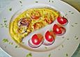 Bauernomelett mit Tomaten