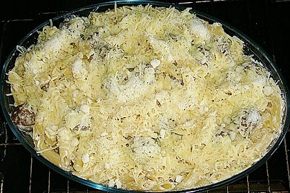 Nudelauflauf mit Hackb&auml;llchen 2