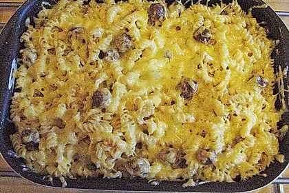 Nudelauflauf mit Hackb&auml;llchen 1